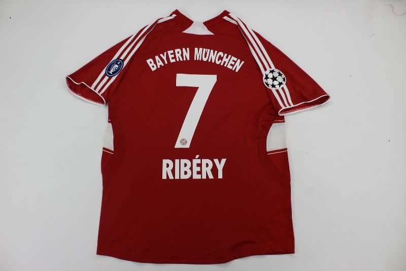 Thailand Quality(AAA) 2007/08 Bayern Munich Home Retro Soccer Jersey