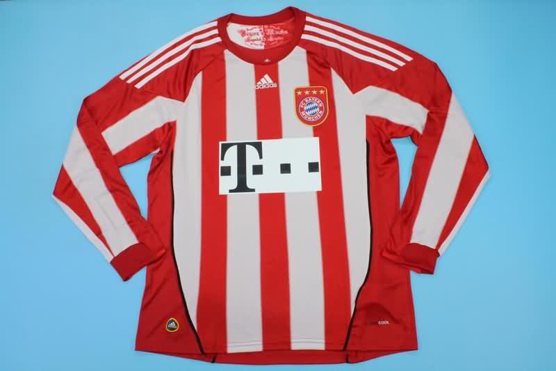 Thailand Quality(AAA) 2010/11 Bayern Munich Home Retro Soccer Jersey(L/S)