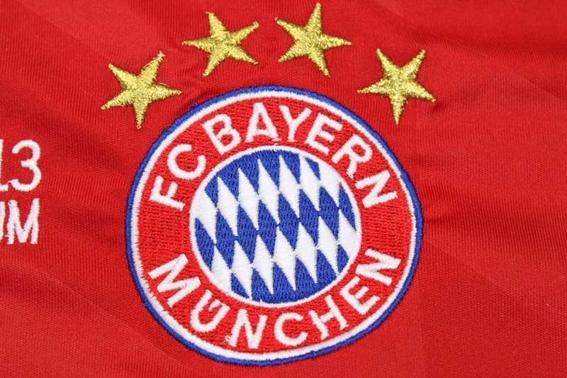 Thailand Quality(AAA) 2012/13 Bayern Munich Home UCL Final Retro Soccer Jersey