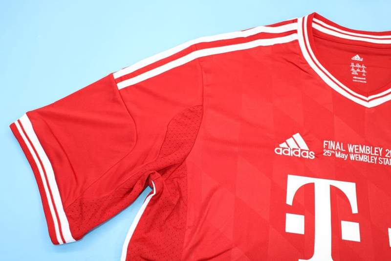 Thailand Quality(AAA) 2012/13 Bayern Munich Home UCL Final Retro Soccer Jersey