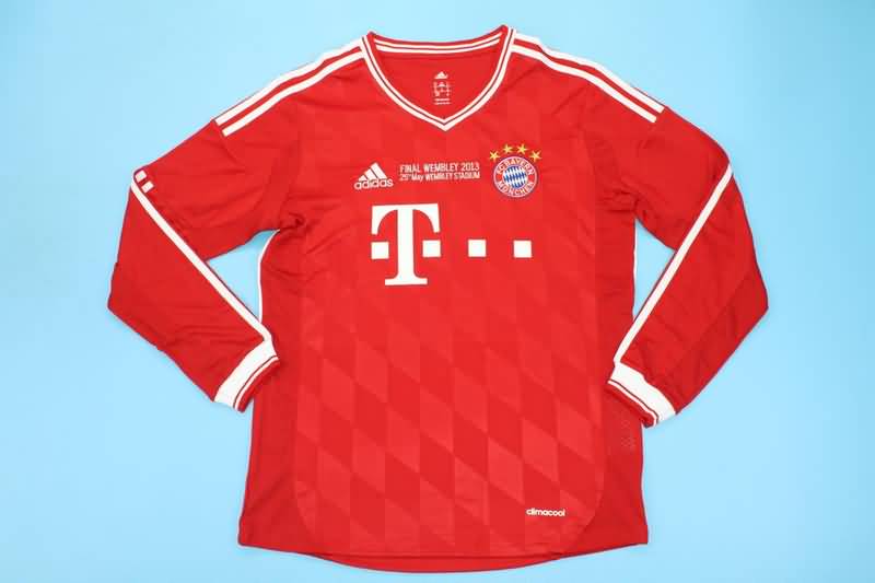 Thailand Quality(AAA) 2012/13 Bayern Munich Home Retro Soccer Jersey(L/S)