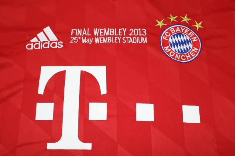 Thailand Quality(AAA) 2012/13 Bayern Munich Home Retro Soccer Jersey(L/S)
