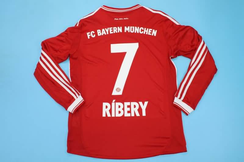 Thailand Quality(AAA) 2012/13 Bayern Munich Home Retro Soccer Jersey(L/S)