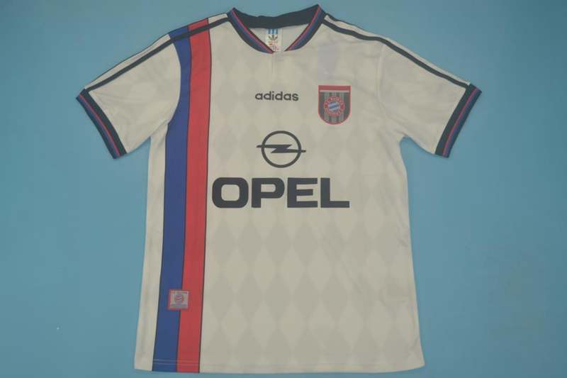 Thailand Quality(AAA) 1995/96 Bayern Munich Away Retro Soccer Jersey