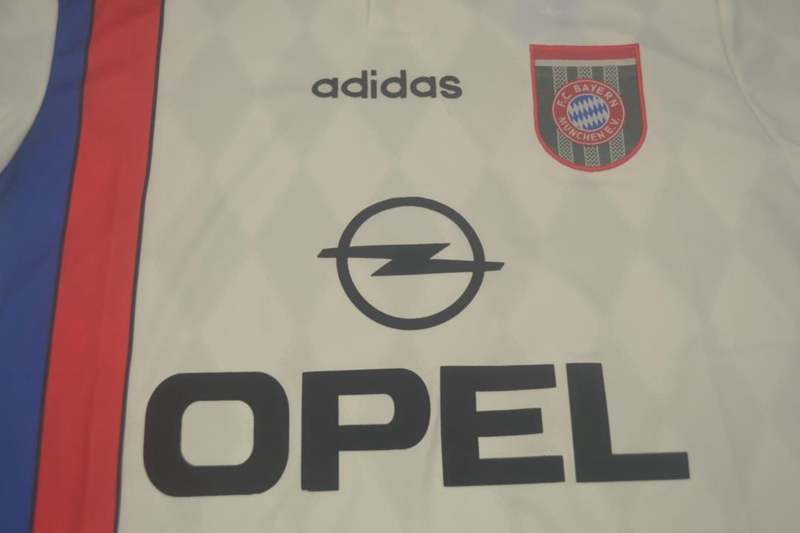 Thailand Quality(AAA) 1995/96 Bayern Munich Away Retro Soccer Jersey