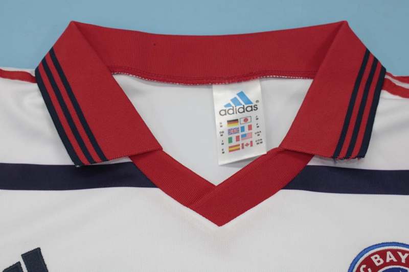 Thailand Quality(AAA) 1998/01 Bayern Munich Away Retro Soccer Jersey