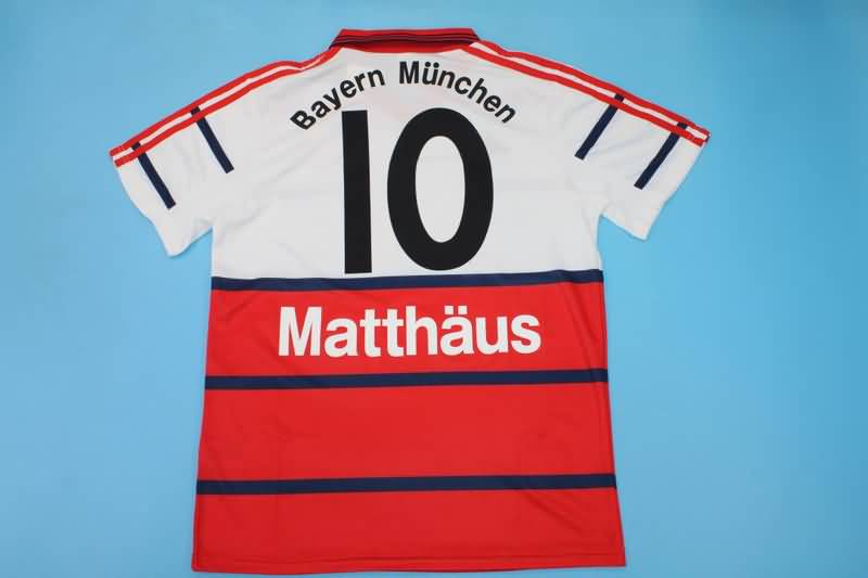 Thailand Quality(AAA) 1998/01 Bayern Munich Away Retro Soccer Jersey