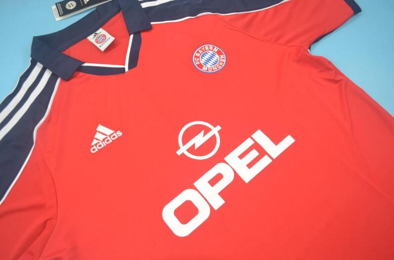 Thailand Quality(AAA) 1999/01 Bayern Munich Home Retro Soccer Jersey