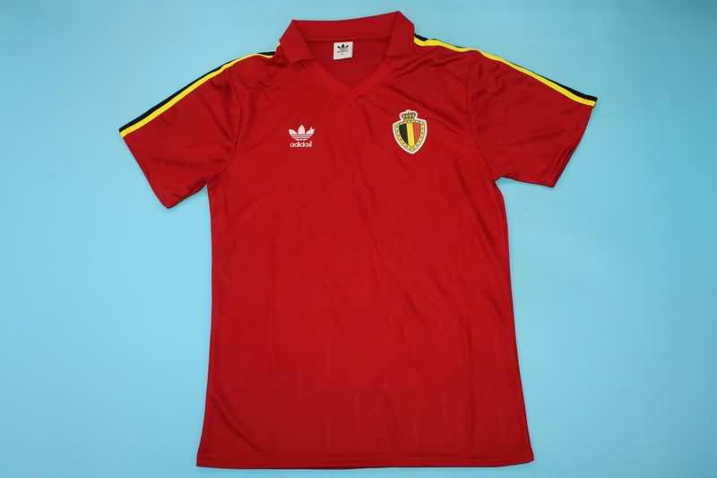 Thailand Quality(AAA) 1986 Belgium Home Retro Soccer Jersey