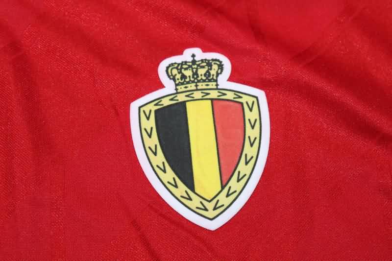 Thailand Quality(AAA) 1986 Belgium Home Retro Soccer Jersey