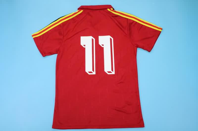 Thailand Quality(AAA) 1986 Belgium Home Retro Soccer Jersey