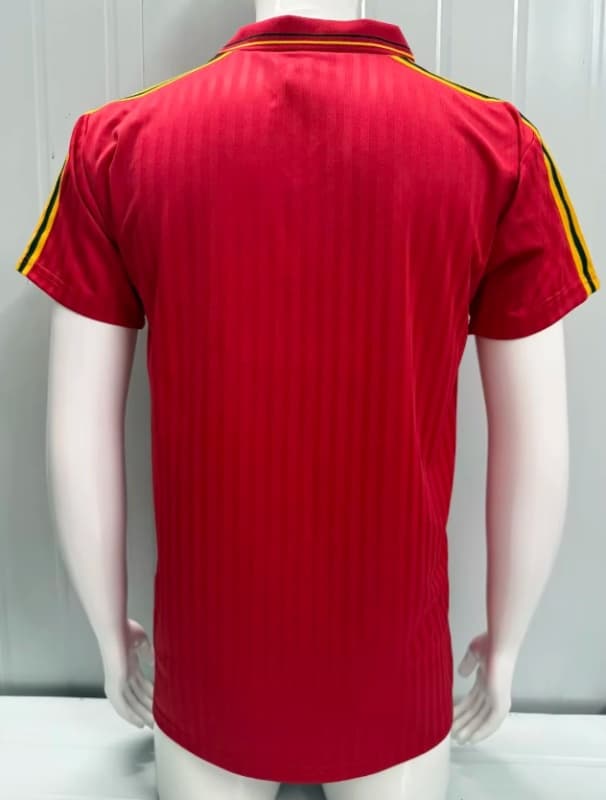 Thailand Quality(AAA) 1990 Belgium Home Retro Soccer Jersey
