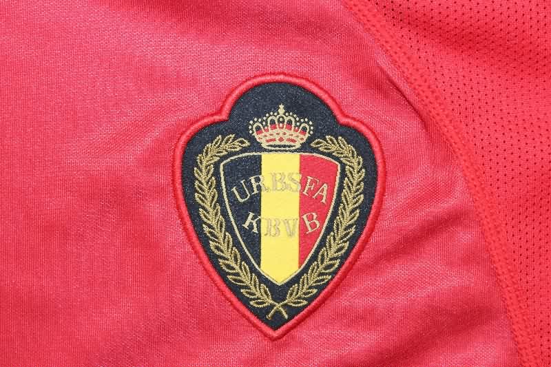 Thailand Quality(AAA) 2000 Belgium Home Retro Soccer Jersey