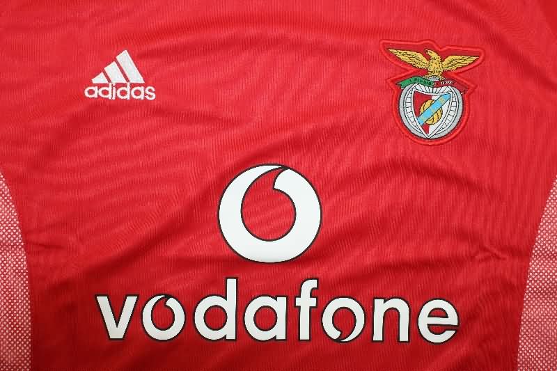 Thailand Quality(AAA) 2002/03 Benfica Home Retro Soccer Jersey