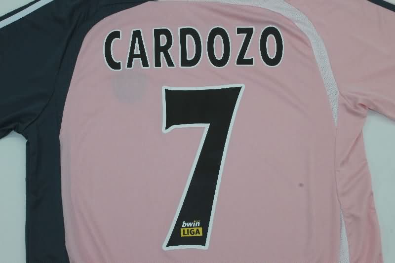 Thailand Quality(AAA) 2007/08 Benfica Away Retro Soccer Jersey