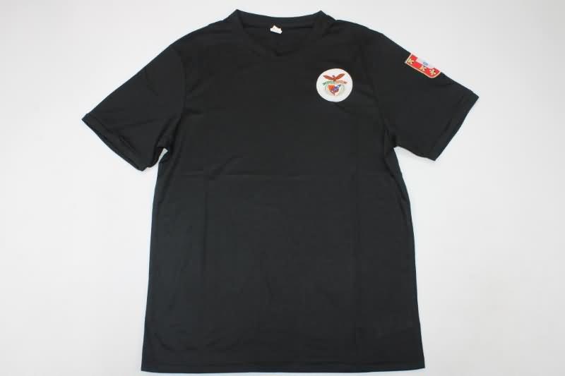 Thailand Quality(AAA) 1974/75 Benfica Black Retro Soccer Jersey