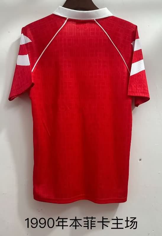Thailand Quality(AAA) 1990/91 Benfica Home Retro Soccer Jersey