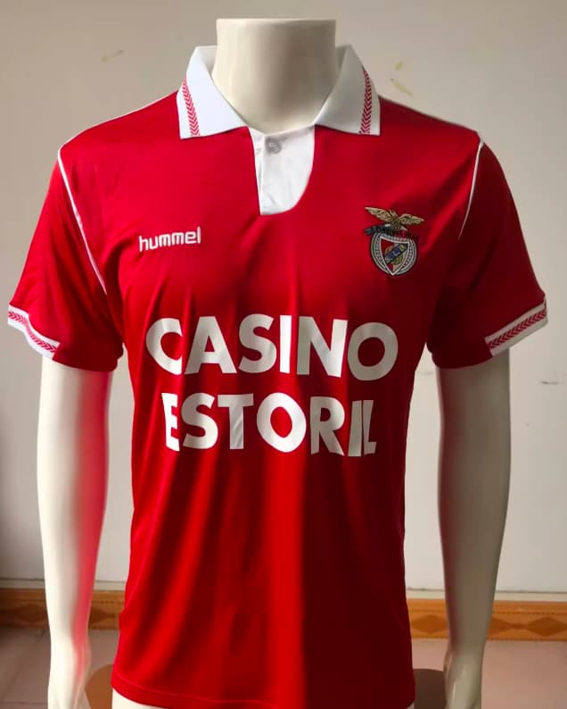 Thailand Quality(AAA) 1992/93 Benfica Home Retro Soccer Jersey