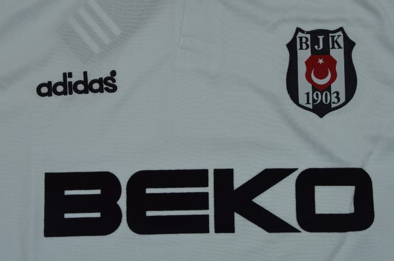 Thailand Quality(AAA) 1996/97 Besiktas Home Retro Soccer Jersey
