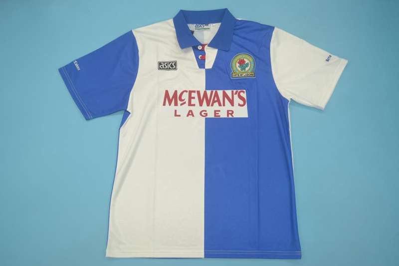 Thailand Quality(AAA) 1994/95 Blackburn Home Retro Soccer Jersey