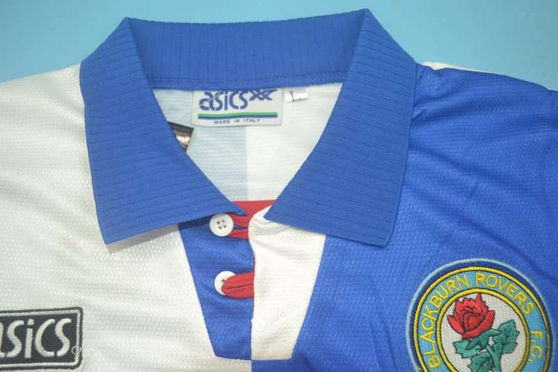 Thailand Quality(AAA) 1994/95 Blackburn Home Retro Soccer Jersey