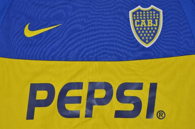 Thailand Quality(AAA) 2003/04 Boca Juniors Home Retro Soccer Jersey