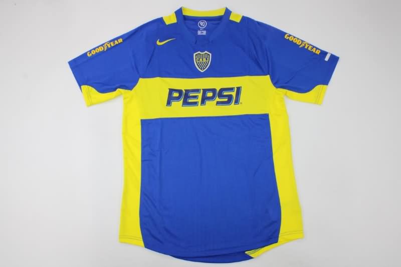 Thailand Quality(AAA) 2004/05 Boca Juniors Home Retro Soccer Jersey