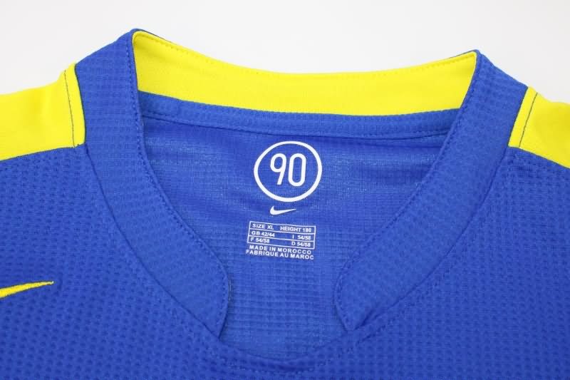 Thailand Quality(AAA) 2004/05 Boca Juniors Home Retro Soccer Jersey