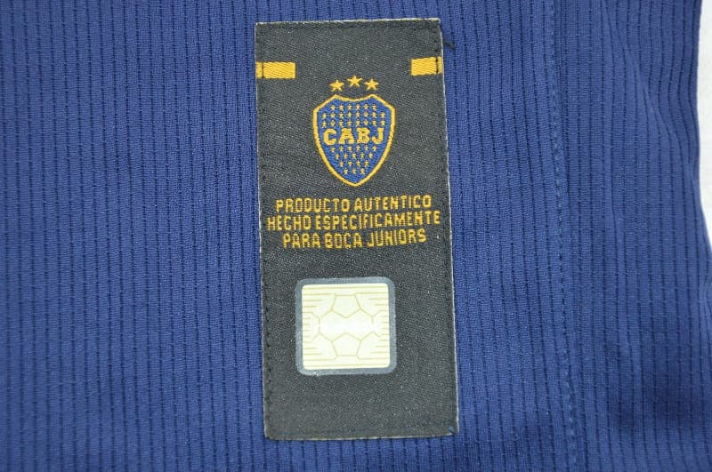 Thailand Quality(AAA) 2006/07 Boca Juniors Home Retro Long Sleeve Soccer Jersey