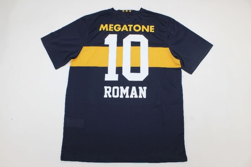 Thailand Quality(AAA) 2007/08 Boca Juniors Home Retro Soccer Jersey