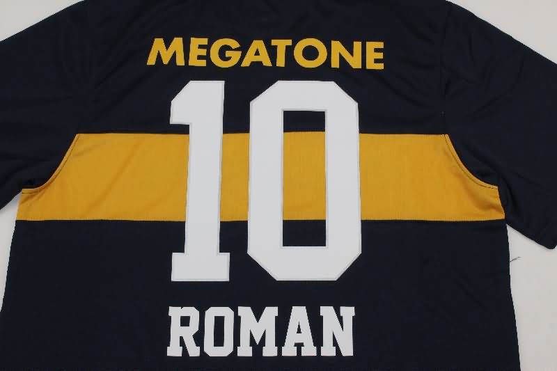 Thailand Quality(AAA) 2007/08 Boca Juniors Home Retro Soccer Jersey