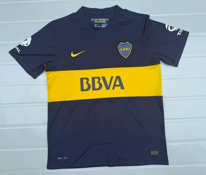 Thailand Quality(AAA) 2012/13 Boca Juniors Home Retro Soccer Jersey