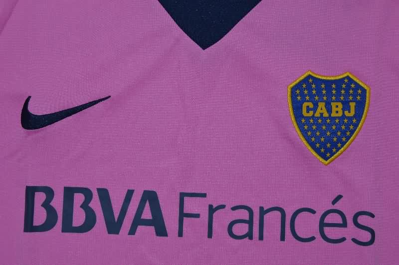 Thailand Quality(AAA) 2013/14 Boca Juniors Away Retro Long Sleeve Soccer Jersey