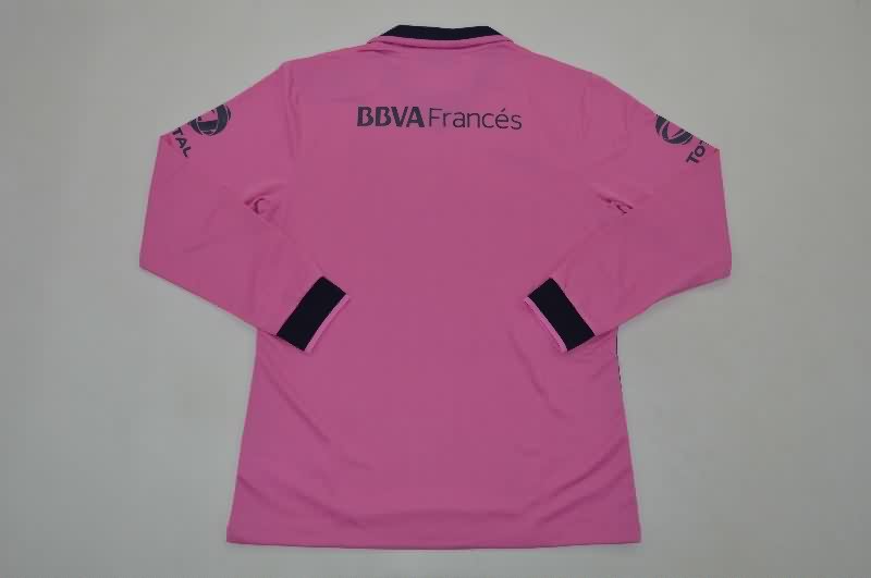 Thailand Quality(AAA) 2013/14 Boca Juniors Away Retro Long Sleeve Soccer Jersey