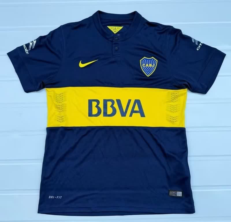 Thailand Quality(AAA) 2014/15 Boca Juniors Home Retro Soccer Jersey Thailand Quality(AAA) 2014/15 Boca Juniors Home Retro Soccer Jersey