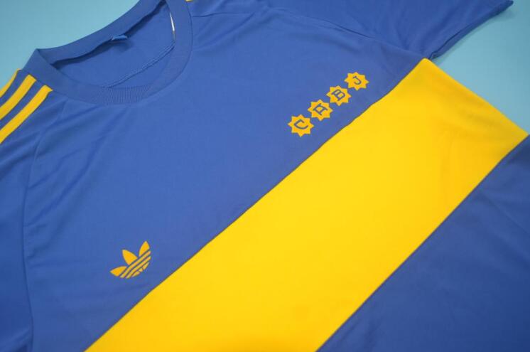 Thailand Quality(AAA) 1981 Boca Juniors Home Retro Soccer Jersey