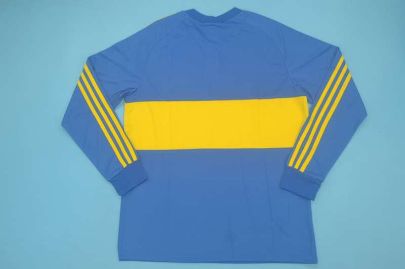 Thailand Quality(AAA) 1981 Boca Juniors Home Retro Soccer Jersey(L/S)