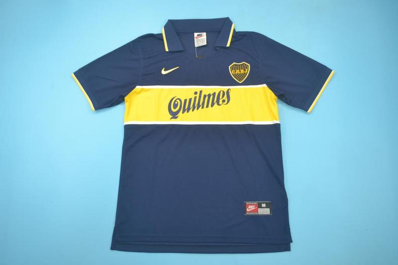 Thailand Quality(AAA) 1997 Boca Juniors Home Retro Soccer Jersey