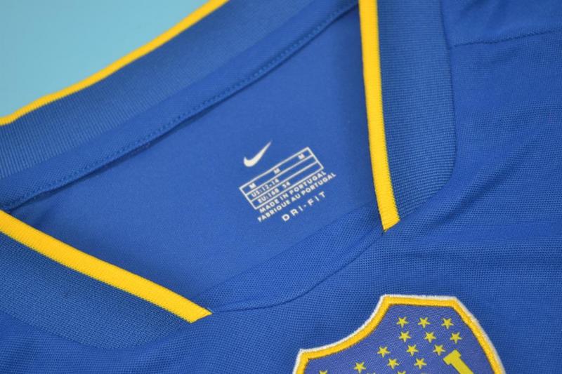 Thailand Quality(AAA) 2001 Boca Juniors Home Retro Soccer Jersey