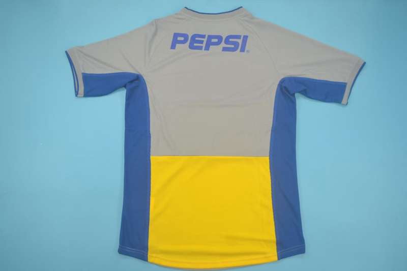 Thailand Quality(AAA) 2002 Boca Juniors Away Retro Soccer Jersey