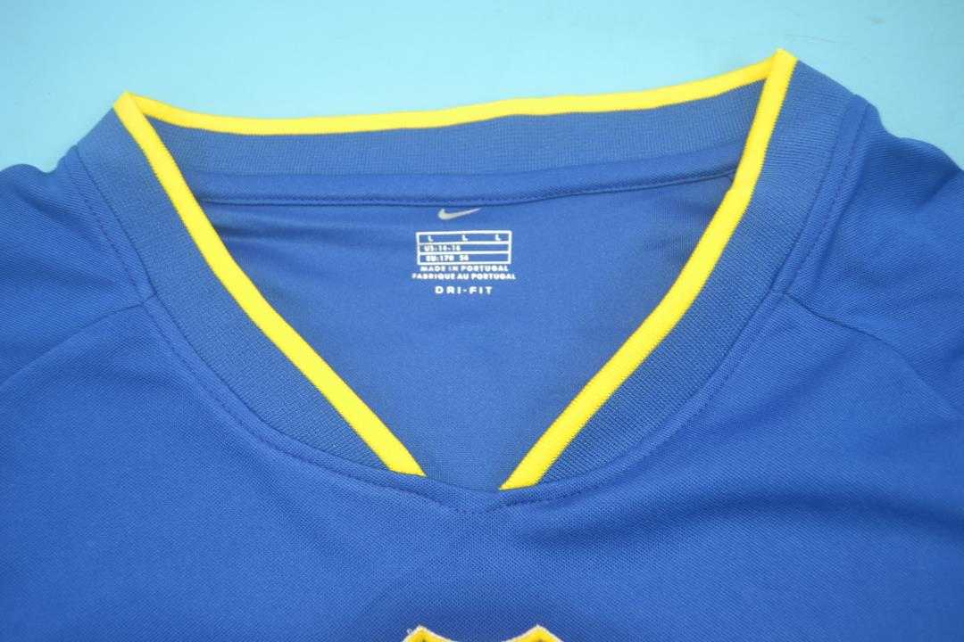 Thailand Quality(AAA) 2002 Boca Juniors Home Retro Soccer Jersey