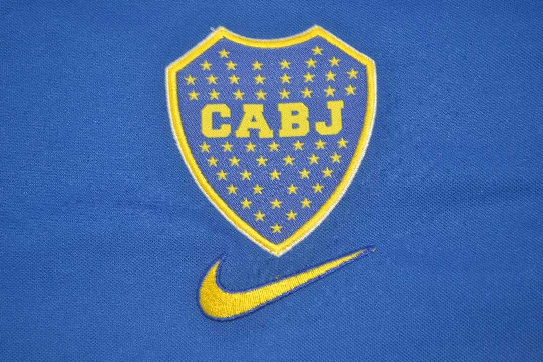 Thailand Quality(AAA) 2002 Boca Juniors Home Retro Soccer Jersey