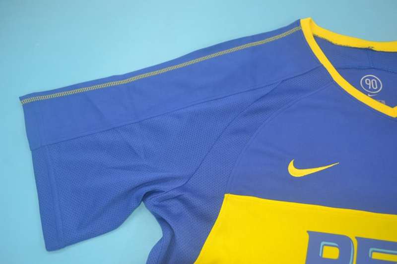 Thailand Quality(AAA) 2003 Boca Juniors Home Retro Soccer Jersey