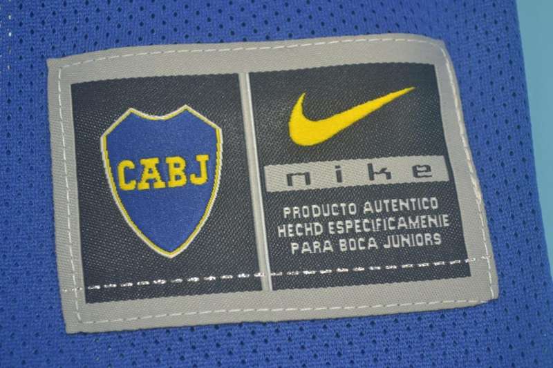 Thailand Quality(AAA) 2003 Boca Juniors Home Retro Soccer Jersey