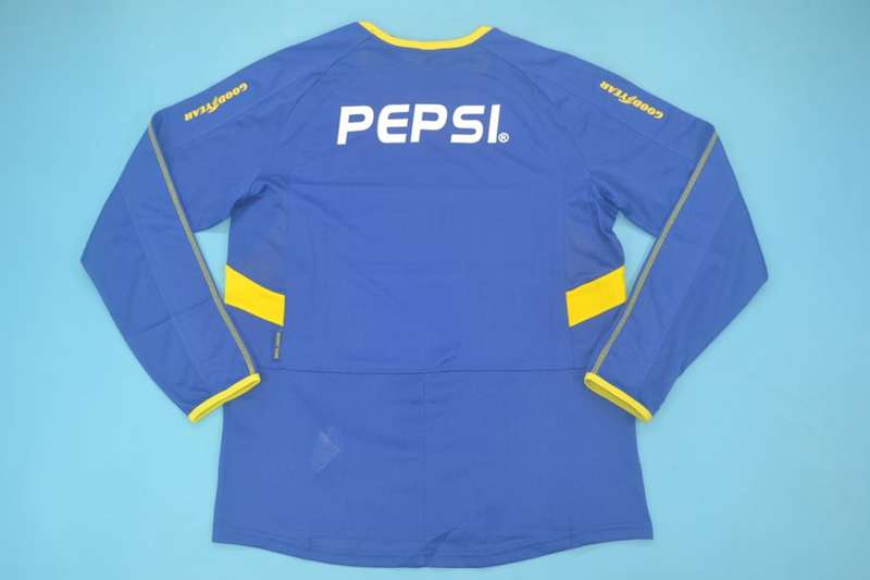 Thailand Quality(AAA) 2003 Boca Juniors Home Long Retro Soccer Jersey