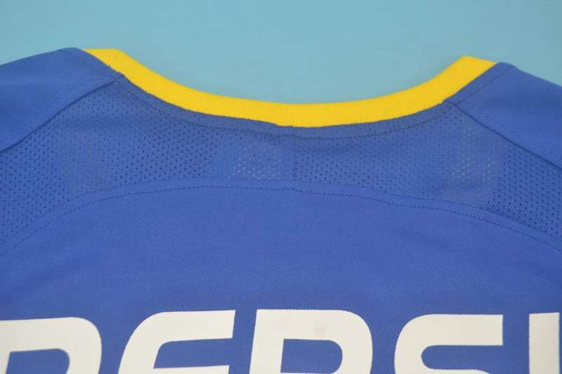 Thailand Quality(AAA) 2003 Boca Juniors Home Long Retro Soccer Jersey