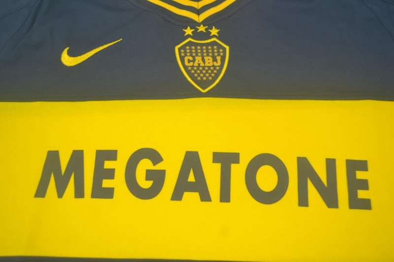 Thailand Quality(AAA) 2007 Boca Juniors Home Retro Soccer Jersey