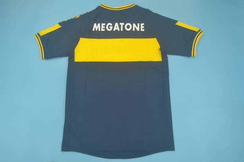 Thailand Quality(AAA) 2007 Boca Juniors Home Retro Soccer Jersey