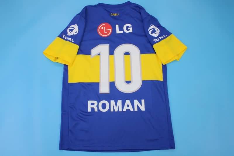 Thailand Quality(AAA) 2011 Boca Juniors Home Retro Soccer Jersey