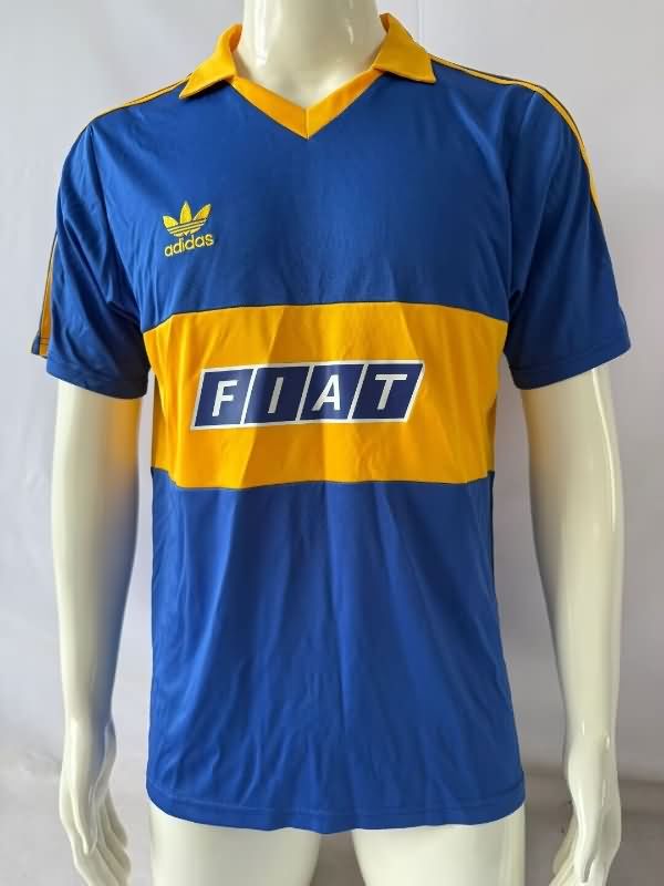 Thailand Quality(AAA) 1990/91 Boca Juniors Home Retro Soccer Jersey